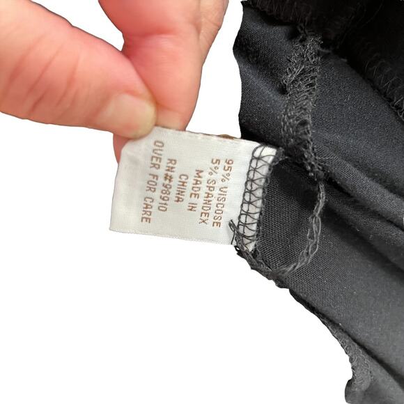 Walter Black Button Down Short Sleeve Midi Dress - Picture 8 of 8